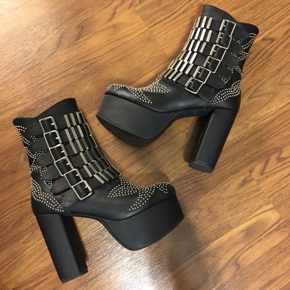 Jeffrey Campbell Hell Yes boots size 7 - Picture 2 of 8